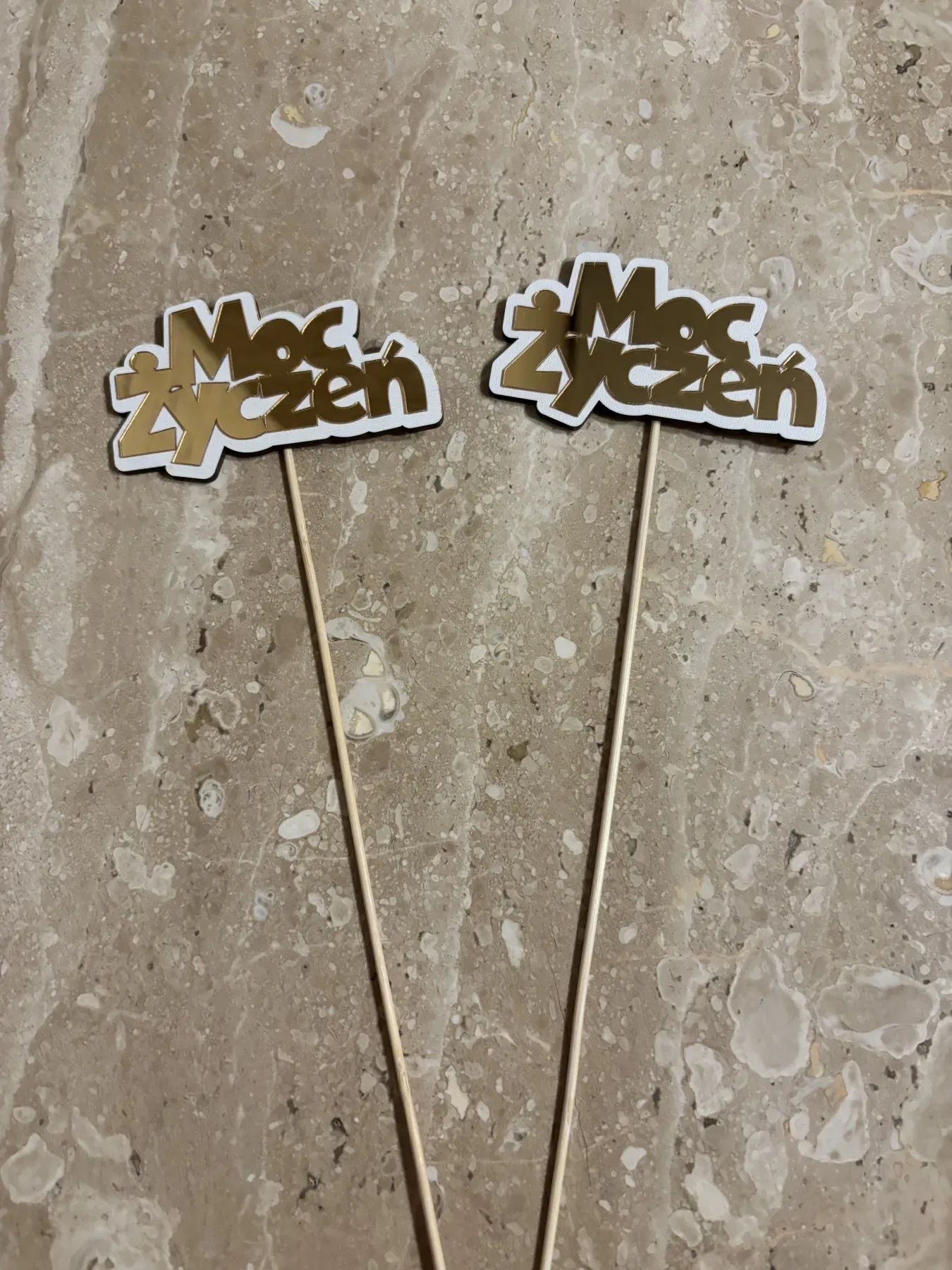 Topper plexi DZIĘKUJEMY – zdjęcie 2