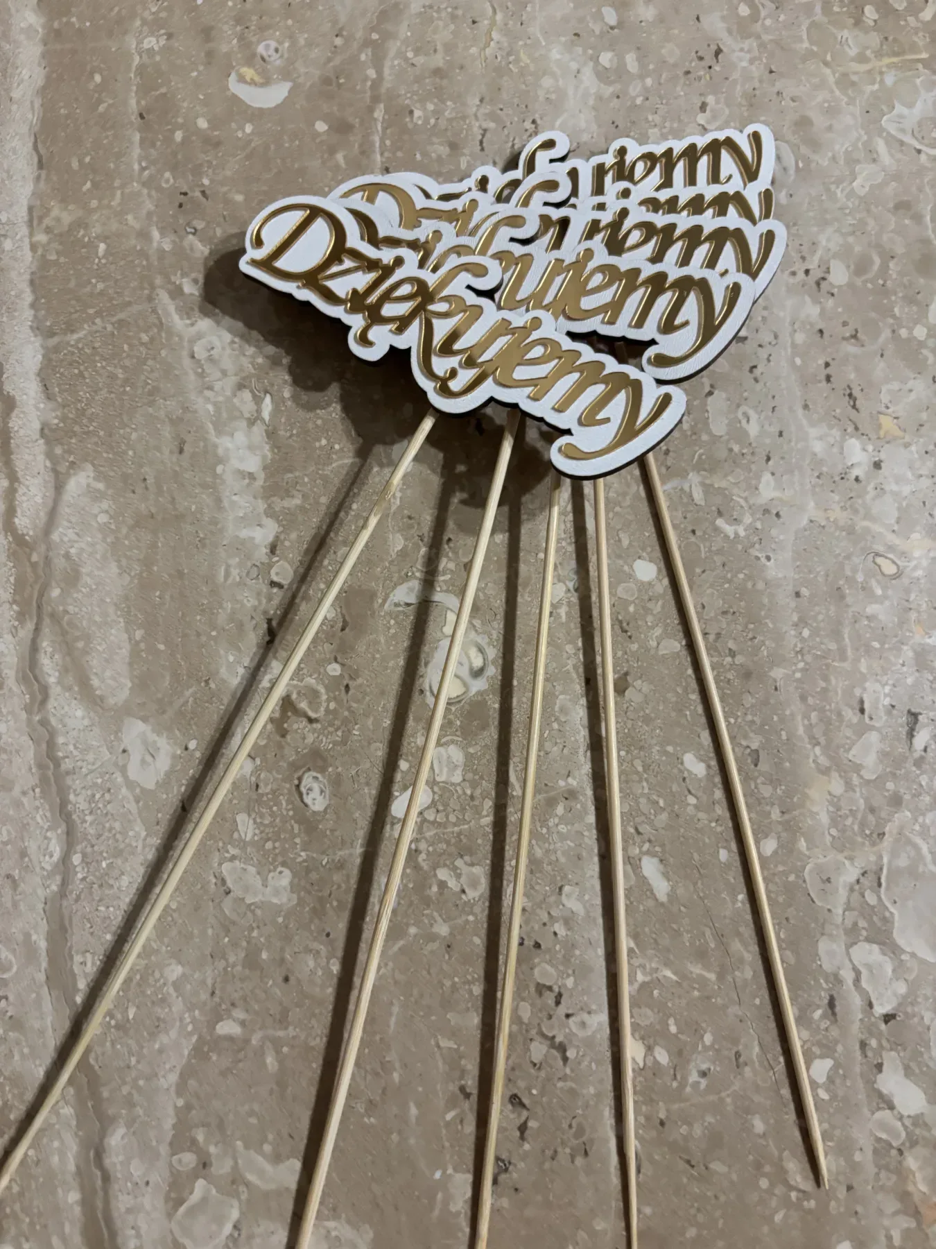 Topper plexi DZIĘKUJEMY – zdjęcie 3